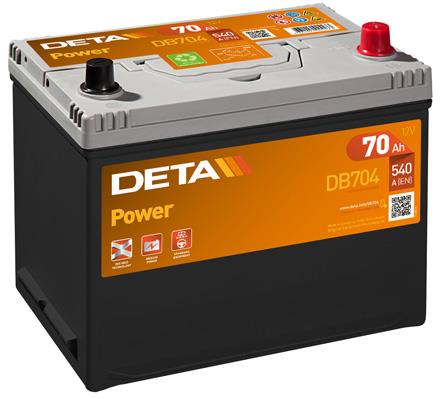 Deta DB704 Battery Deta Power 12V 70AH 540A(EN) R+ DB704