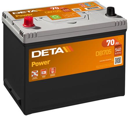 Deta DB705 Battery Deta Power 12V 70AH 540A(EN) L+ DB705