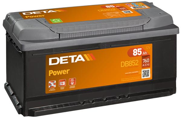 Deta DB852 Battery Deta Power 12V 85AH 760A(EN) R+ DB852
