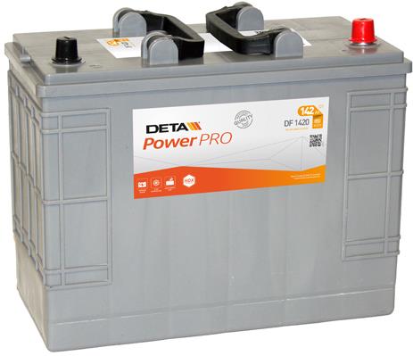 Deta DF1420 Battery Deta Heavy Professional Power 12V 142AH 850A(EN) R+ DF1420