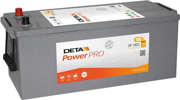 Deta DF1853 Battery Deta Heavy Professional Power 12V 185AH 1150A(EN) L+ DF1853