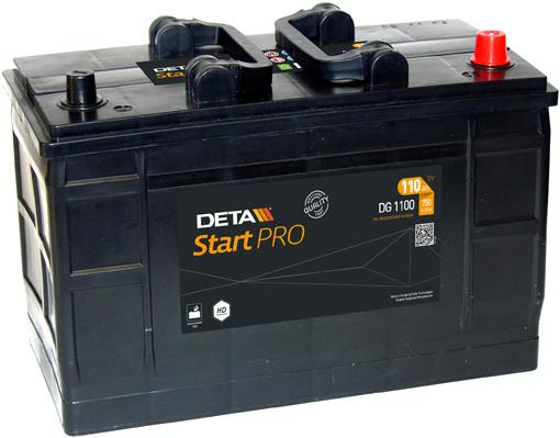 Deta DG1100 Battery Deta Heavy Professional 12V 110AH 750A(EN) R+ DG1100