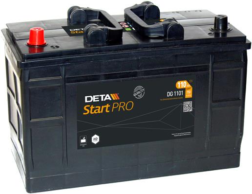 Deta DG1101 Battery Deta Heavy Professional 12V 110AH 750A(EN) L+ DG1101