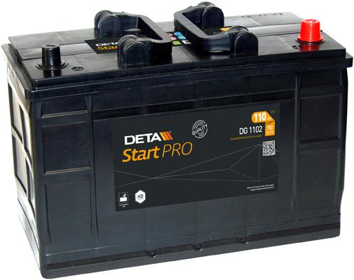Deta DG1102 Battery Deta Heavy Professional 12V 110AH 750A(EN) R+ DG1102