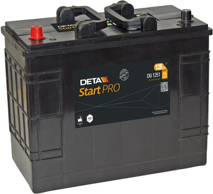 Deta DG1251 Battery Deta Heavy Professional 12V 125AH 760A(EN) L+ DG1251