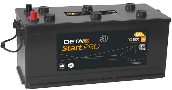 Deta DG1806 Battery Deta Heavy Professional 12V 180AH 1000A(EN) R+ DG1806