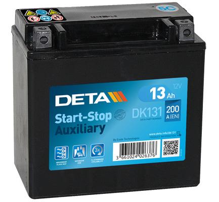Deta DK131 Battery Deta 12V 13AH 200A(EN) L+ DK131