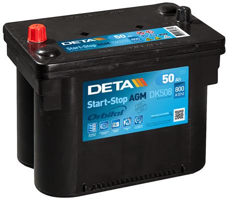 Deta DK508 Battery Deta 12V 50AH 800A(EN) L+ DK508