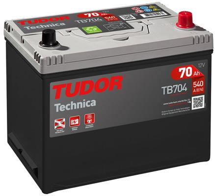 Tudor TB704 Battery Tudor 12V 70AH 540A(EN) R+ TB704