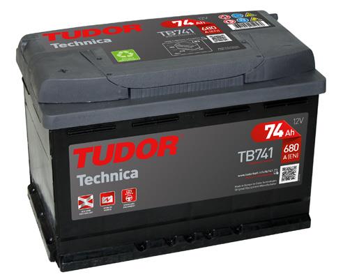 Tudor TB741 Battery Tudor 12V 74AH 680A(EN) L+ TB741