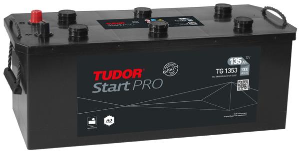 Tudor TG1353 Battery Tudor 12V 135AH 1000A(EN) L+ TG1353