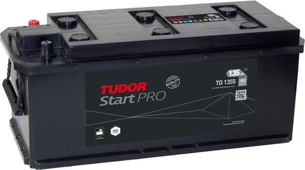 Tudor TG1355 Battery Tudor 12V 135AH 1000A(EN) L+ TG1355