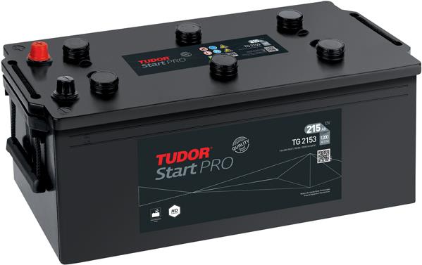 Tudor TG2153 Battery Tudor 12V 215AH 1200A(EN) L+ TG2153