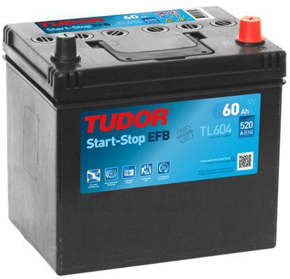 Tudor TL604 Battery Tudor 12V 60AH 520A(EN) R+ TL604