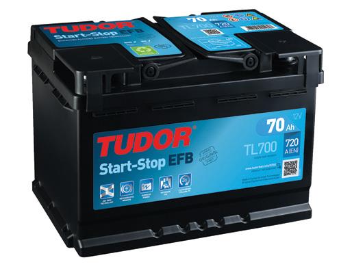 Tudor TL700 Battery Tudor 12V 70AH 720A(EN) R+ TL700