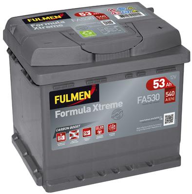 Fulmen FA530 Battery Fulmen Formula Xtreme 12V 53Ah 540A(EN) R+ FA530