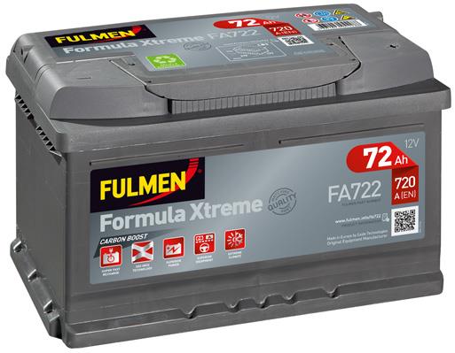 Fulmen FA722 Battery Fulmen Formula Xtreme 12V 72Ah 720A(EN) R+ FA722
