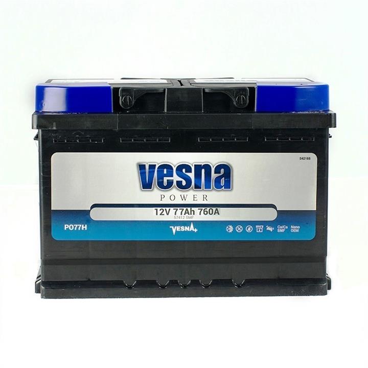 Vesna 415077 Battery Vesna Power 12V 77AH 760A(EN) R+ 415077