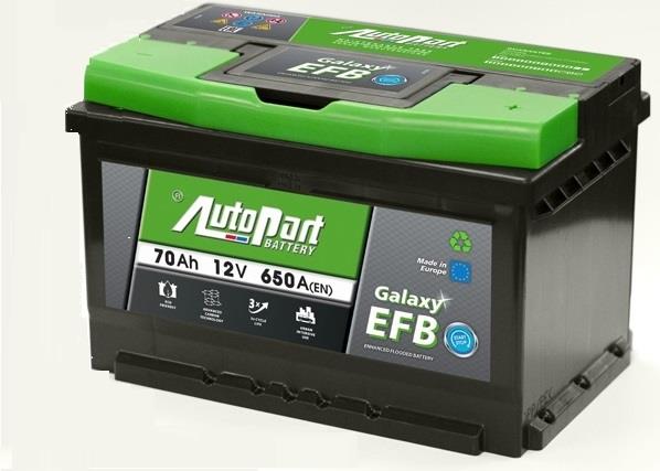 AutoPart ARL070EFB Battery AutoPart Galaxy Start-Stop EFB 12V 70AH 650A(EN) R+ ARL070EFB