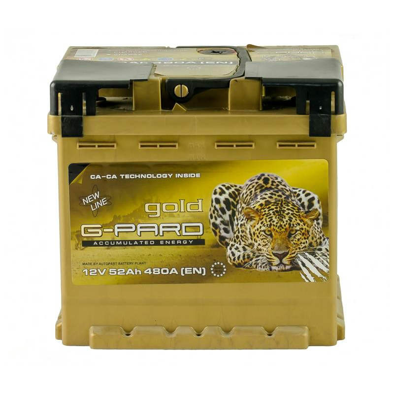 G-Pard TRC052-G00 Battery G-Pard Gold 12V 52AH 480A(EN) R+ TRC052G00