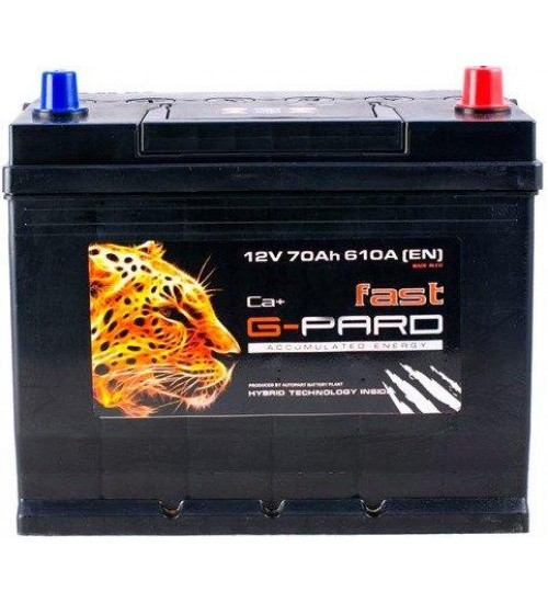 G-Pard TRC070-FJ00 Battery G-Pard Fast 12V 70AH 610A(EN) R+ TRC070FJ00