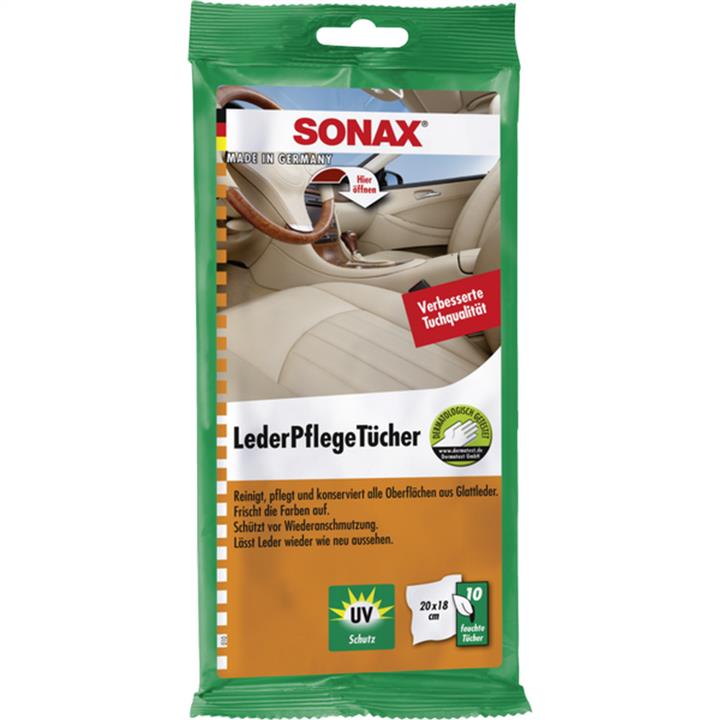 Sonax 415600 Leather care cloth 20x18 cm, 10 pc. 415600