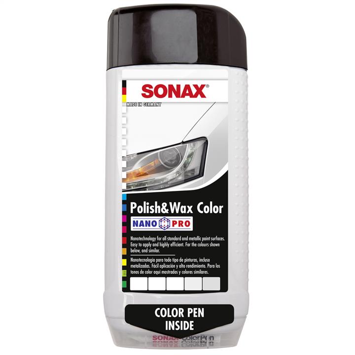 Sonax 296 000 Car polish (Teflon) with NanoPro wax + pencil, white, 500 ml 296000