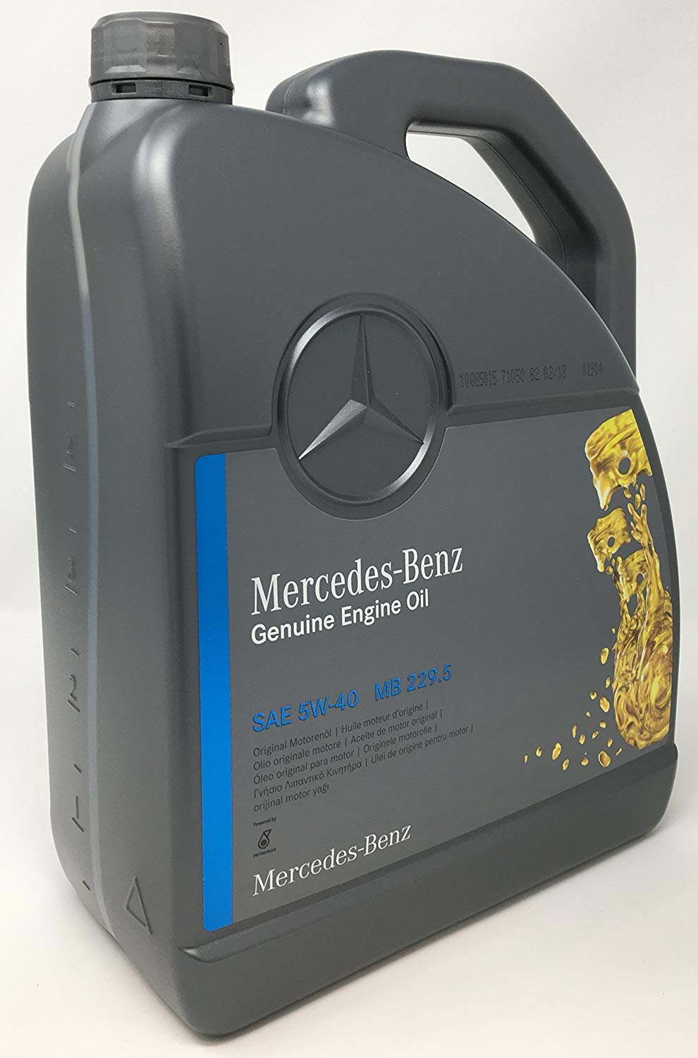 Engine oil Mercedes Genuine Engine Oil 5W-40, 5L Mercedes A 000 989 92 02 13 AIFE