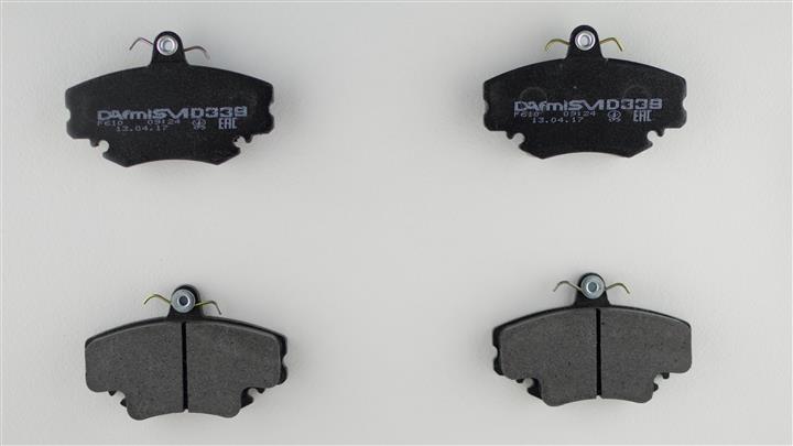 Front disc brake pads, set DAfmi D339SM