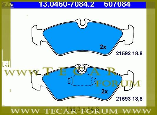VAG 2D0 698 451 Brake Pad Set, disc brake 2D0698451