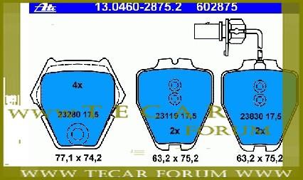 VAG 4B3 698 151 B Brake Pad Set, disc brake 4B3698151B