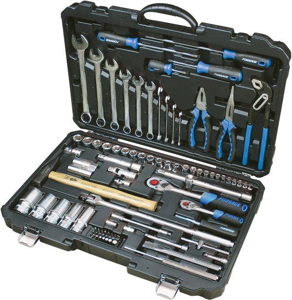 Forsage F-4911 Tool kit 1/2 ", 1/4", 91 pieces (6-grams) // Forsage 4911 code. 6727 F4911