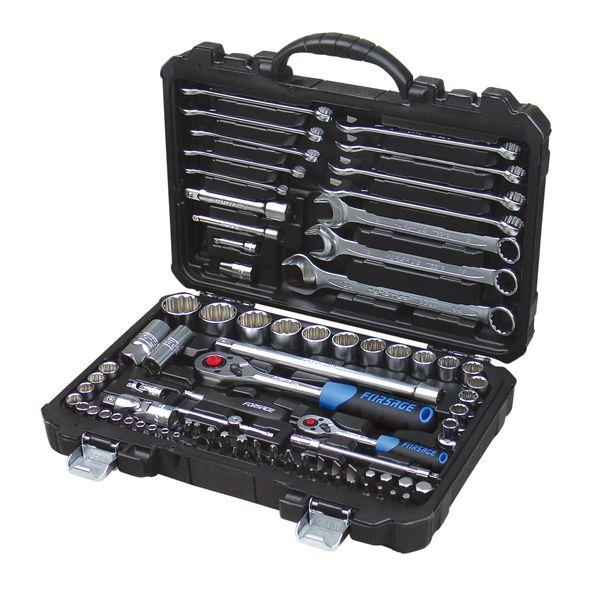 Forsage F-4881-9 Tool kit 1/2 ", 1/4", 88 items (12g.) // Forsage 4881-9 code. 9753 F48819