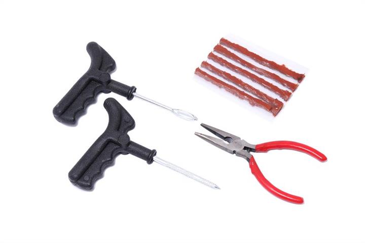 Kingtul KT-904T8A A set of tools for repairing tires 8pr. (Awl, broach, cords, platypuses), in a blister KT904T8A