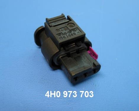 Cable connector housing VAG 4H0 973 703