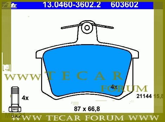 VAG 4D0 698 451 G Brake Pad Set, disc brake 4D0698451G