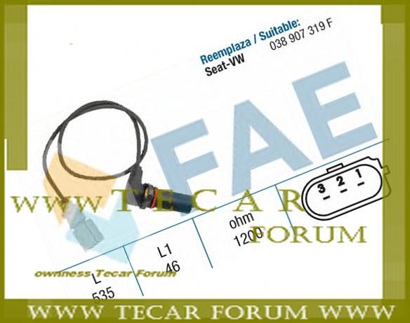 Crankshaft position sensor VAG 038 907 319 F