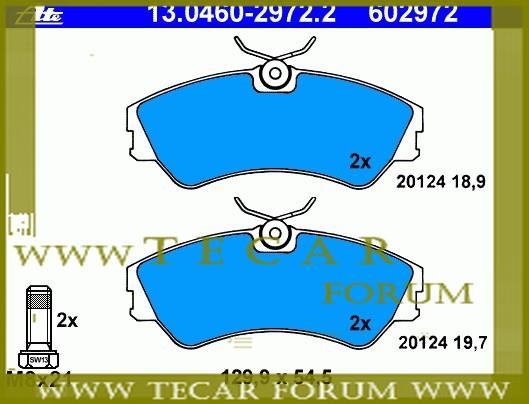 VAG 701 698 151 C Brake Pad Set, disc brake 701698151C