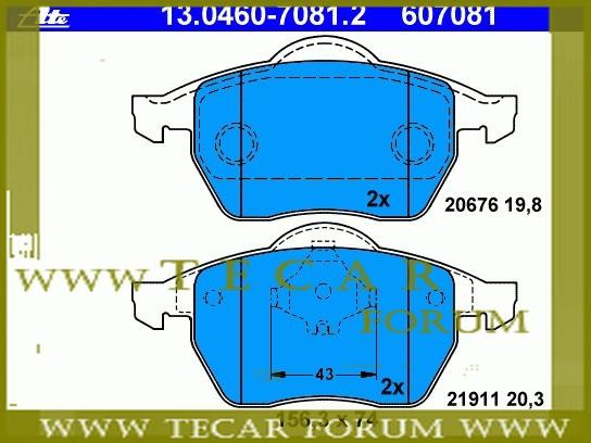 VAG 8N0 698 151 Brake Pad Set, disc brake 8N0698151