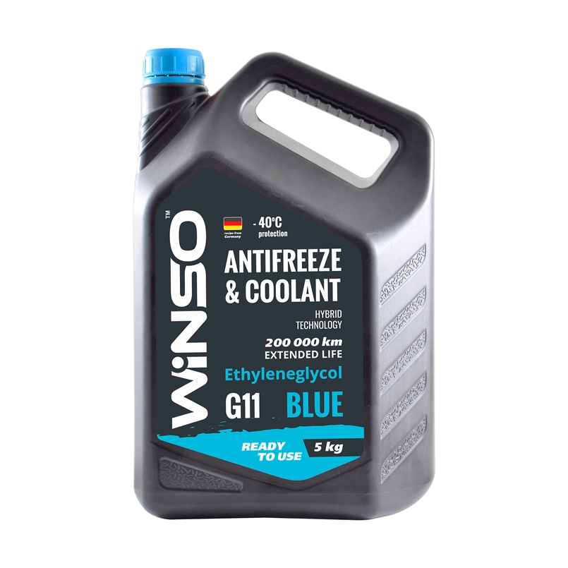 Winso 880970 Antifreeze G11, blue, -40°C, 5 l 880970