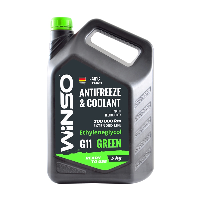 Winso 880950 Coolant G11, green, -40°C, 5 L 880950