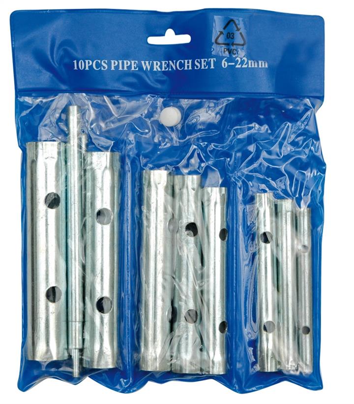 Vorel 52900 Set of tubular wrenches 6-22mm, 10pcs 52900