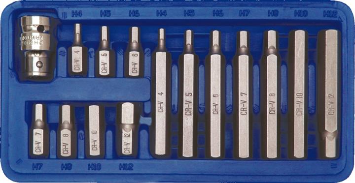 66720 Vorel HEX bit set