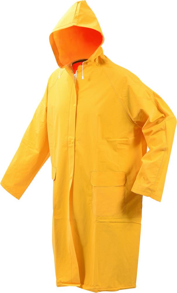 Vorel 74633 Raincoat with a hood waterproof, yellow size XXXL 74633
