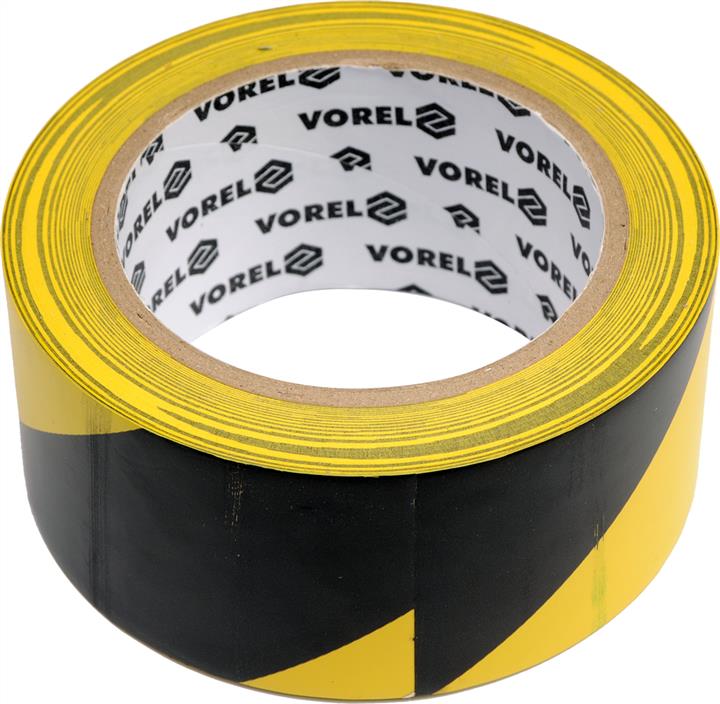 75231 Vorel Adhesive signal tape, yellow-black, 48 mm x 33 m
