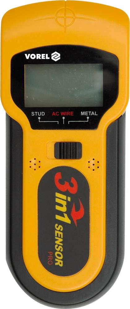 81785 Vorel Metal and voltage detector, 3 in 1