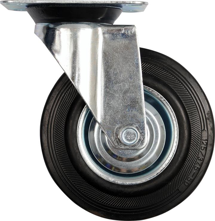 Vorel 87311 Trolley wheel swivel, black rubber, 75mm 87311
