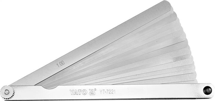 Yato YT-7221 Feeler 200 mm, 17 gauges, 0,02-1 mm YT7221