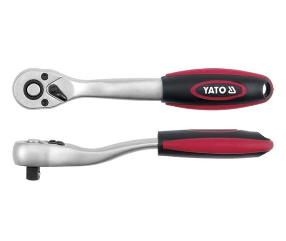 Yato YT-0319 Quick release curved ratchet handle, tpr 1/4" YT0319