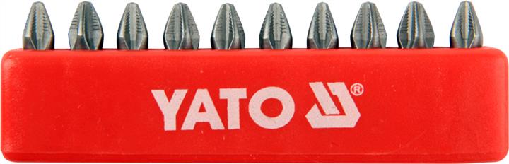 Yato YT-0475 Set of cross bits ph2 1/4" 25mm 10pcs YT0475